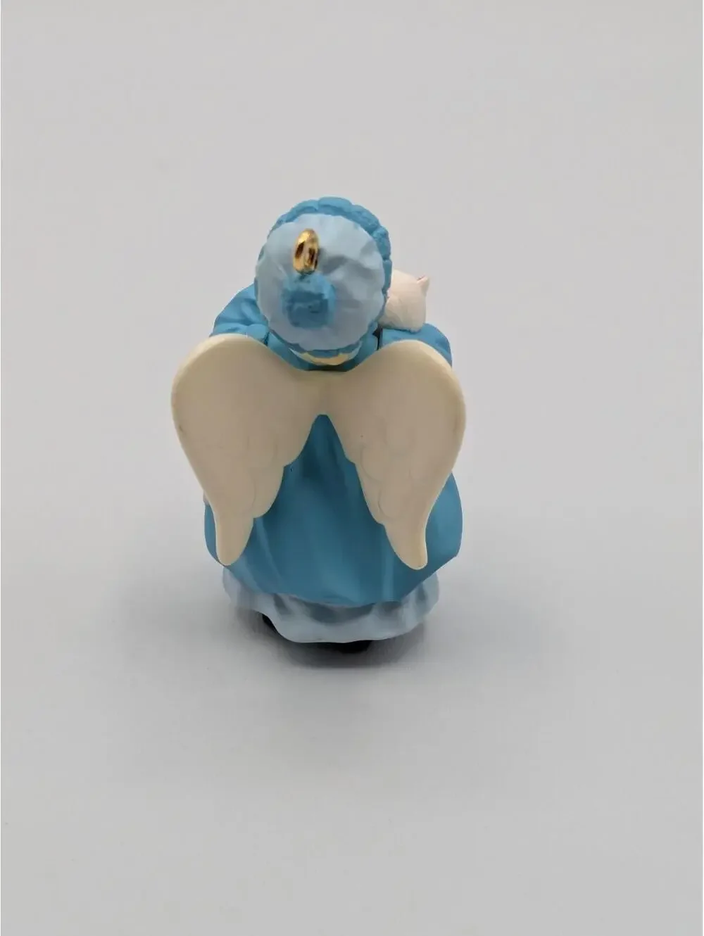 Hallmark Keepsake Guardian Friend 1998 Vintage Angel and Cat Christmas Ornament